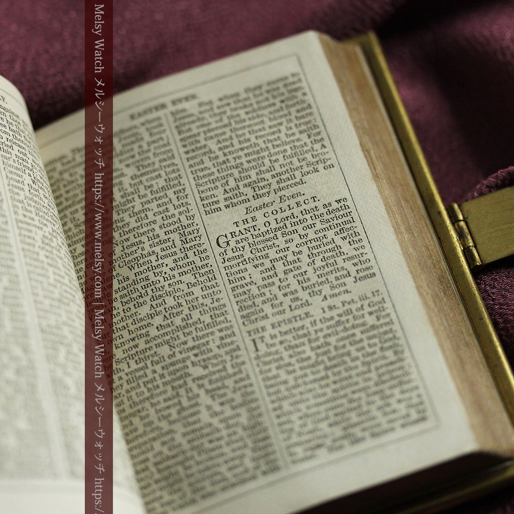 英国聖公会祈祷書 The Book of Common Prayer【1903年頃