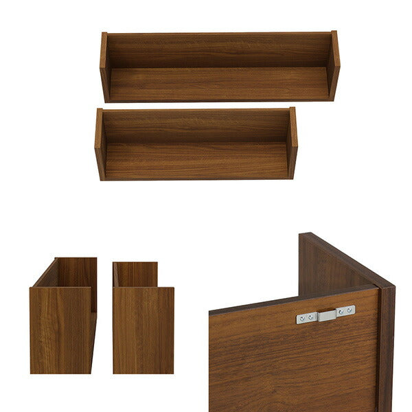 壁面ラック 整理整頓｜WallBox7 F 木目｜0000a04043 - オーダー家具
