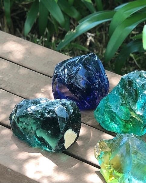 largeアンダラクリスタル 】ネイビーグリーン | HARUHANA jewelry 宝石