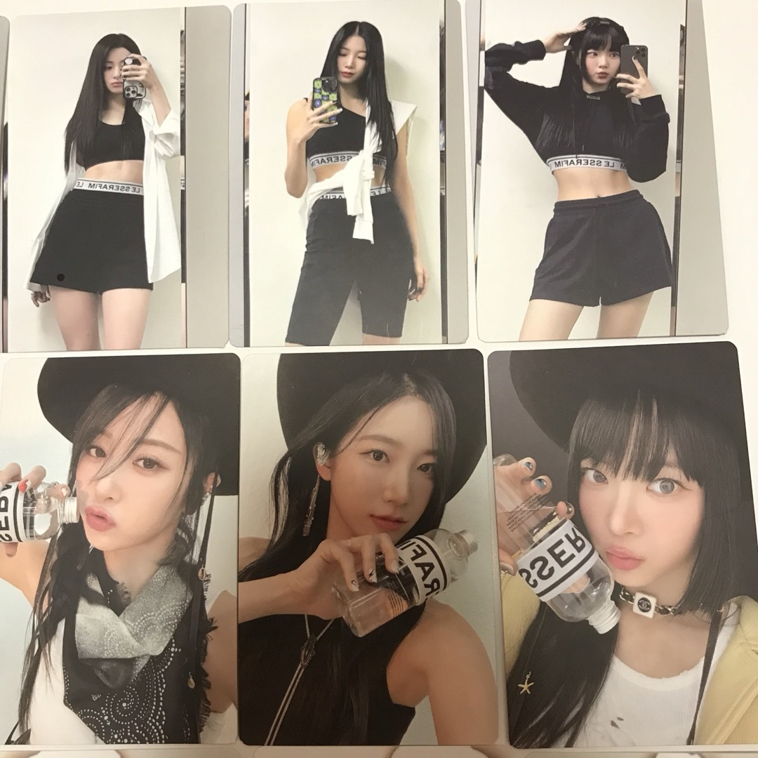 LE SSERAFIM - LESSERAFIM UNFORGIVEN COMPACT トレカ 15枚コンプの