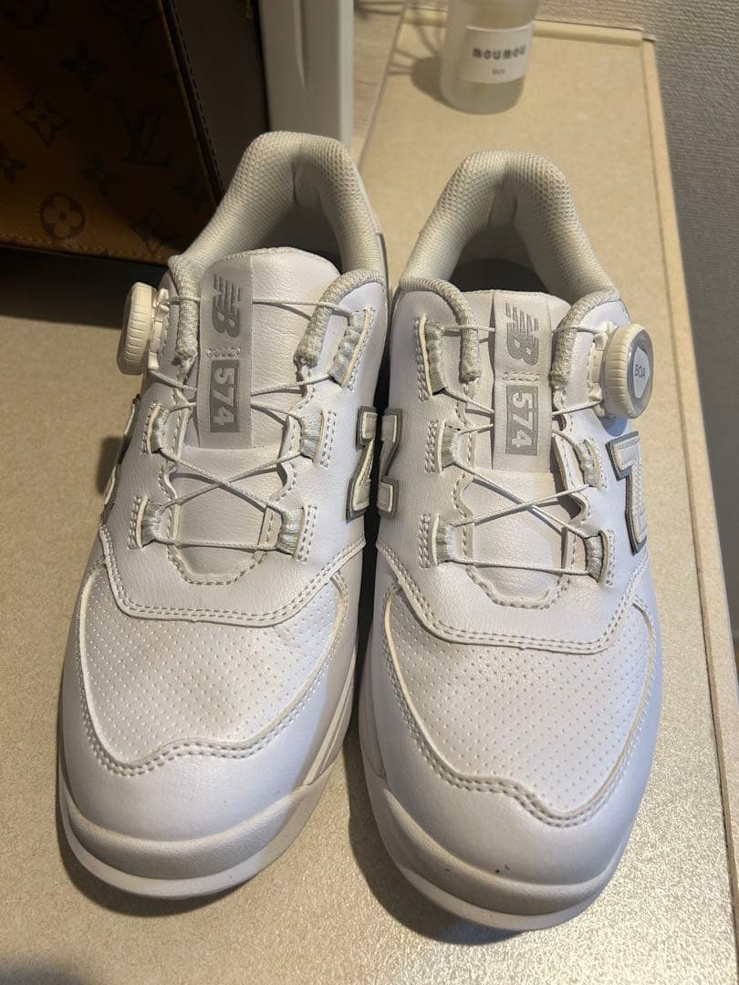 New Balance 574 ホワイト ゴルフシューズ　即日発送 New Balance（ニューバランス） スニーカー UGS574J3 GOLF WHITE GREEN